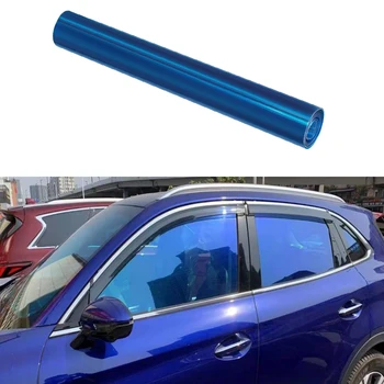 0.75*1,5 M Taevas Sinine Auto Akna Tint VLT 75% esiklaasi Auto Kilet Päikese Kaitse Filmide Soojuse Kontrolli Elamu Tint Film