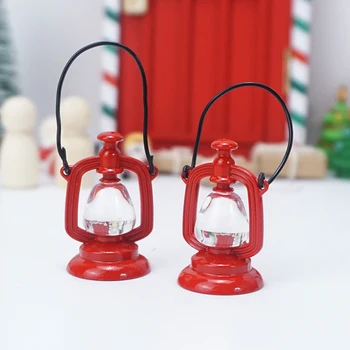 1:12 Nukumaja Kääbus Petrooleumi Lamp Simulatsiooni Õli Lamp Mudel, Mööbli Tarvikud Doll House Home Decor Lapsed Mänguasjad