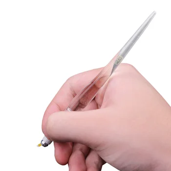 10 Töö Pen Alumiinium Käsitsi Kulmu Alaline Meik Pen Microblading Tebori Pen Tätoveering Käsitsi Pliiatsi Tasuta 10 tk Blading