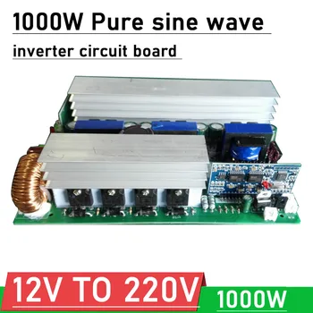 1000W Puhas Siinus 12V TO 220v inverter trükkplaadi suurendada Päikeseenergia converter DC-AC Toide regulaator Moodul