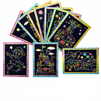 10tk/Set joonestuslaud Magic Nullist Kunsti Lapse Maali Creative Kaardid, Kleebised Õppe, Hariduse Mänguasi värviraamatud Lapsed