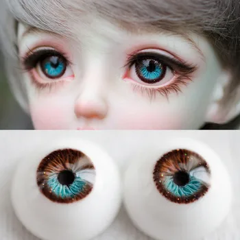 14mm Doll eye helmed ，16mm sinised ja pruunid silmad 1/3 1/4 1/6 BJD nukk silmad 1 paar