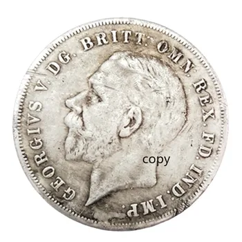 1935 George V Hõbe KOOPIA Münte 999 Reaalne Shiba Inu Koguda Eri Riikide Suveniiride Album Mündi Sorteerija
