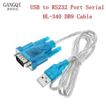 1TK Uus HL-340 USB to RS232 COM Pordi Serial PDA 9-pin DB9 Juhe Adapteri Tugi Windows7 64