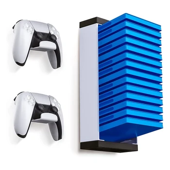 2 Pack Mäng Kontrollerid/Kõrvaklapid Omanik Seista Video Mängu Ladustamise Wall Mount for PS5/PS4/Xbox Üks/Lülita Mäng hoiukarpi