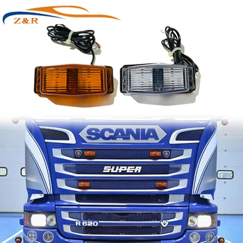 2 TK led veoauto ees grill, lamp volvo scania benz man renault iveco veoauto daf led esi grill lamp