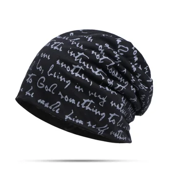 2019 aasta Sügisel, Talvel Beanies Mütsid Kerge Õhuke Meeste ja Naiste Kirja Skullies Müts Vabaaja Turban Hip-Hop Beanies Mütsid Kapoti Mütsid