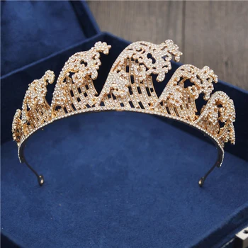 2020. aasta Uus Mood Rhinestone Tiaras ja Kroonid Royal Queen Lill, Puu Peapaelad Pulmakleidid Crown Juuksed Ehted