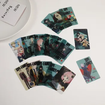 2022 Hot müük 16pcs/set Anime SPIOON x PERE Twilight Loid Yor Anya Võltsija joonis Läbipaistev PVC foto kaardi fännid mänguasi kingitused