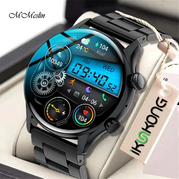 2022 NFC Smartwatch Mehed AMOLED 390*390 HD Ekraan Alati näha aega Bluetooth Kõne IP68 Veekindel Smart Watch PK GTS 2 MiNi