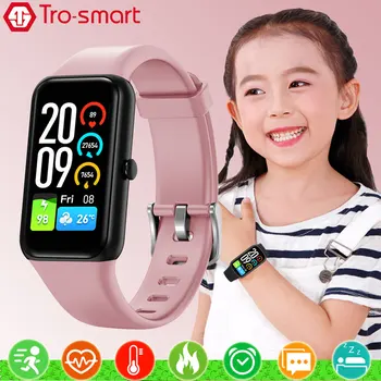2022 Smart Watch Lapsed Lapsed Smartwatch Tüdrukud Poisid Fitness Tracker Electronics Smart Kell Veekindel Sport Smart Kellad