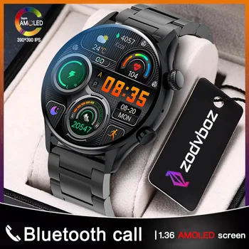 2022 Uue NFC Bluetooth Smart Watch Mehed Kohandatud Dial Answel Kõne AMOLED 390*390 HD Ekraan, Veekindel Smartwatch Jaoks Huawei Xiaomi