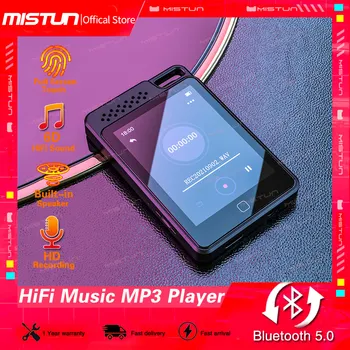 2022 Uus HiFi MP3 MP4-Mängija, Bluetooth 5.0 Touch Full Screen Sisseehitatud 16GB Pleier FM/E-Raamat/Salvestamine/Video Mängija Walkman