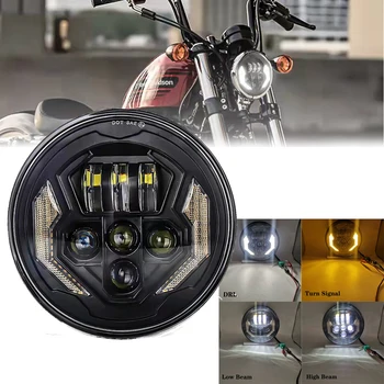 2022 Uusi Mootorratta 7 tolline LED Vilkur for Motorcycle Touring Ultra Classic Electra Street Glide Road King Yamaha Moto Tarvikud
