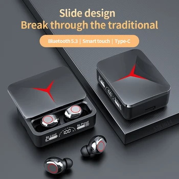 2023 Uus Bluetooth-5.3 Traadita TWS Gaming Headset Lükand Laadimine Juhul HD Kõne Earbuds Veekindel Stereo Muusika Kõrvaklapid