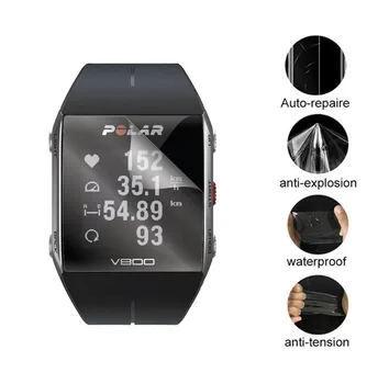3tk Anti-Scratch PET Selge kaitsekile Guard Polari V800 Vaata Sport Smartwatch LCD Ekraan Kaitsja Kate Kaitse