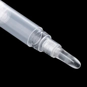3tk Tühjad Twist Pen Silikooni Otsa Kosmeetika Konteiner Lip Gloss Palsam Toru 5ml