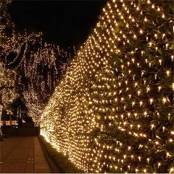 3x2M LED-Net Silma Haldjas String Valgus Vanik Akna Kardin Jõulud Fairy Kerge Pulmapidu Kerge Puhkus