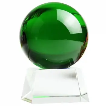 40-60mm Haruldane looduslik kvarts roheline kristall tervendav palli + 5AAA