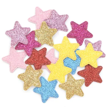 400Pcs/palju Mix Värvid Glitter Star Paik Külalisteraamatusse Ablum Pulm Candy Box kingikoti Dekoratiivsed Kaunistused Väike DIY Padjad