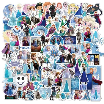 50tk Disney Külmutatud Princess Tüdruk Kleebised Armas Karikatuurid Kitarr Pagasi Veekindel Kleebis Rula Sülearvuti Kirjatarvete Kids Mänguasi