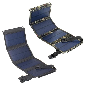 50W Kokkupandav Solar Panel Kit 5V USB Solar Cell Pank Pack Veekindel Päikese Plaat Väljas Telkimine Mobiiltelefoni Aku Laadija
