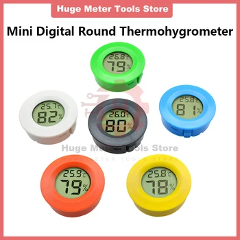 -50~ +70°C, Mini Ring LCD Digitaalne Termomeeter Hygrometer Külmik-Sügavkülmik Tester Temperatuur Tester Andur Õhuniiskuse Mõõtja Anduri