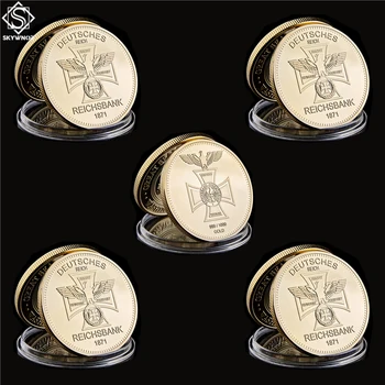 5TK/Palju 1871 Saksamaa Risti Eagle Reich Deutsche Reichsbank 999/1000 Kuld Suveniiride Mündid