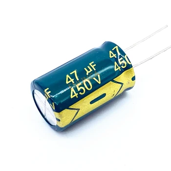 6tk/palju 450v 47UF suure sageduse madal takistus 450v47UF alumiinium-elektrolüütkondensaatorid kondensaator suurus 16*25 20%