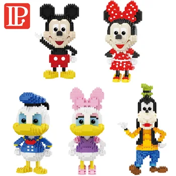 714pcs+ Disney Miki Hiir Mini ehitusplokid Minnie piilupart Donald Dasiy Tobe Diamond Telliskivi Arvandmed Mänguasjad, Jõulud Kingitus