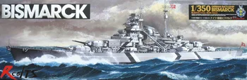 78013 TAMIYA WWII saksa Bismarcki Lahingulaev Sõda Laeva Mudel Kit 1/350