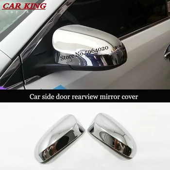 ABS Plastikust Auto tagauks rearview mirror Cover Sisekujundus Kleebis Auto stiil Toyota Yaris 2014 2015-2018 2019 tarvikud 2tk