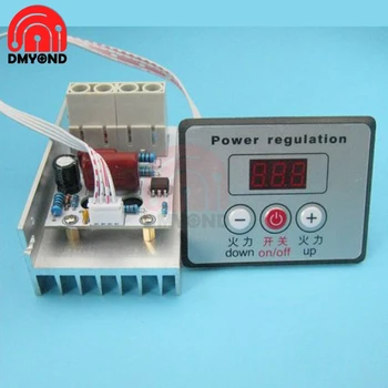 AC 220V 10000W CNC SCR Digitaalne juhtimine Elektrooniline Pinge Regulaator Kiiruse reguleerimine Dimmer Termostaat +Digitaalne Mõõdik Toide