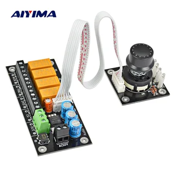AIYIMA Audio Stereo Kahe Kanali Relee 4 Kuidas heliallika Valimine Audio Switch Input valimiskomisjon