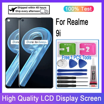 Algne Jaoks Realme 9i RMX3491 LCD Ekraan Puutetundlik Digitizer Asendamine