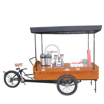 Allahindlus!! Väljas Tänaval Mobiil Toidu Cart/Kohvi Bike Müügiks Elektrilised Kohvi Ostukorvi Kiosk Täiskasvanud Last Jalgratas