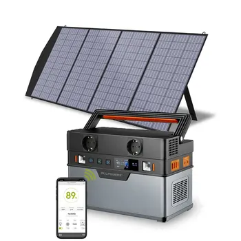 ALLPOWERS Telkimine Päikese Generaator 110/220V Avarii Toide 606Wh 288Wh elektrijaam 18V Kokkupandav SolarPanel Väljas