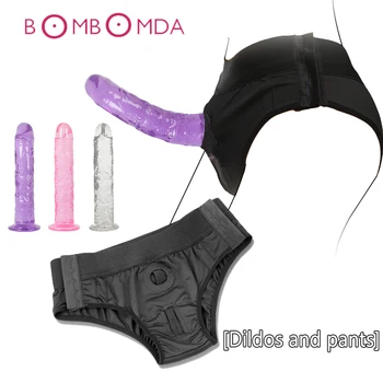 Aluspüksid Mänguasi Dildo Aluspüksid Väljas Vibraator EroticToys Kantavad Eest Lesbi Täiskasvanud Sugu Mänguasjad Rihma Peenise Riided Naistele