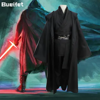 Anakin Skywalker Replica Jedi Rüü Fantasia Mees Star Wars Meeste Jedi Knight Meeste Kostüüm Halloween Cosplay Kostüüm Pluss Suurus