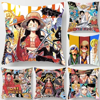Anime Luffy One Piece Zoro Yamato Padi Diivan Kodu Dekoratiivsed Viska Padi Kaane Polüester Padjapüür Toetada DIY