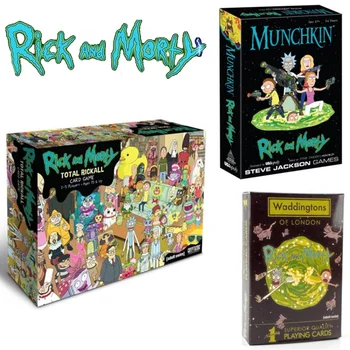 Anime Rick ja Morty Originaal Hobi inglise Munk Kuld Dobble lauamäng Sõbrad Pool mängukaardid Pokkeri Lapsed Puhkus Jõulud