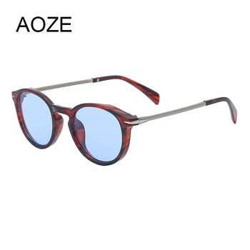AOZE 2022 Luksus Brändi Klassikaline Ring Mood Päikeseprillid Mehed Naised Drive Väljas Reisi Ovaalsed päikeseprillid Anti-Reflective UV400