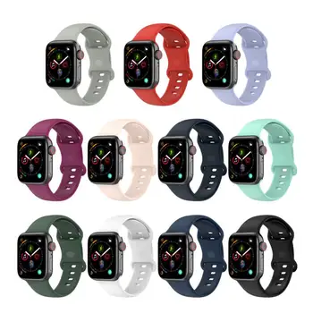 Apple Watch7/iwatch SE TPÜ Silikoonist Rihm Sport Asendamine Käepaela 10 Värvi Apple Watch1/2/3/4/5/6