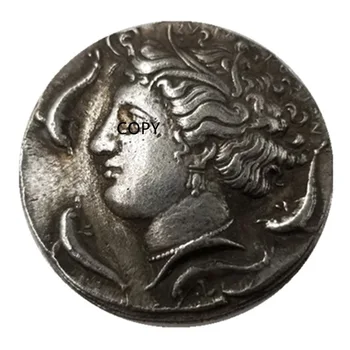Artemis Kuu Jumalanna Mälestusmündid-replica Münte Eestkostja Vähk VANA-KREEKA KOOPIA MÜNDI Medal Käsitöö Kollektsiooni