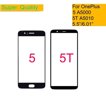 Asendaja Oneplus 5 Puutetundlik Paneel Välimiste LCD Klaas Objektiivi Jaoks Oneplus 5T Touch Klaasist Liimi OCA
