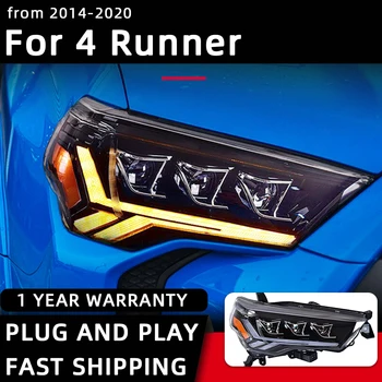 Auto Disain Esituled Toyota 4 Runner LED Pea Lamp 2014-2020 Esitulede PÄEVATULED Signaali Projektori Objektiivi Mootorsõidukite Tarvikud
