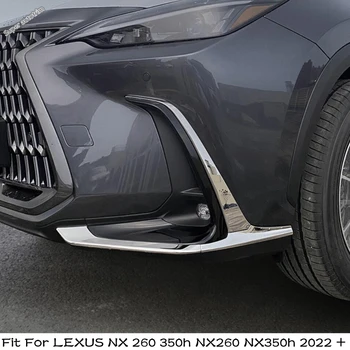 Auto Foglights Silmalaud Kulmu esistange Protector Nurgas Valve Cover Strip Trim Jaoks LEXUS NX 260 350h NX260 NX350h 2022 2023