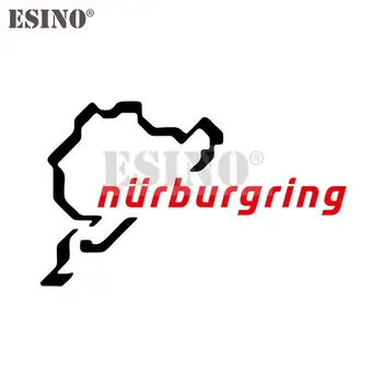 Auto Stiil Loominguline Naljakas Mood Decal Nurburgring Mootor Spordi Racing Maantee PVC 3D Nikerdamist Kleebis Kogu Keha Vinüül Film