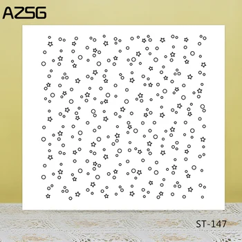 AZSG Täis Tähti Selge Margid/Tihendid DIY Scrapbooking/Kaardi Tegemine/Album Dekoratiivsed Räni Tempel Käsitöö