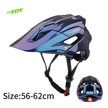 BATFOX Jalgratta Kiiver Maantee Mountain Bike Helmet MTB Integreeritud-vormitud Koos päikesesirm Jalgratta Kiiver Mehed Naised Ultralight Kiiver